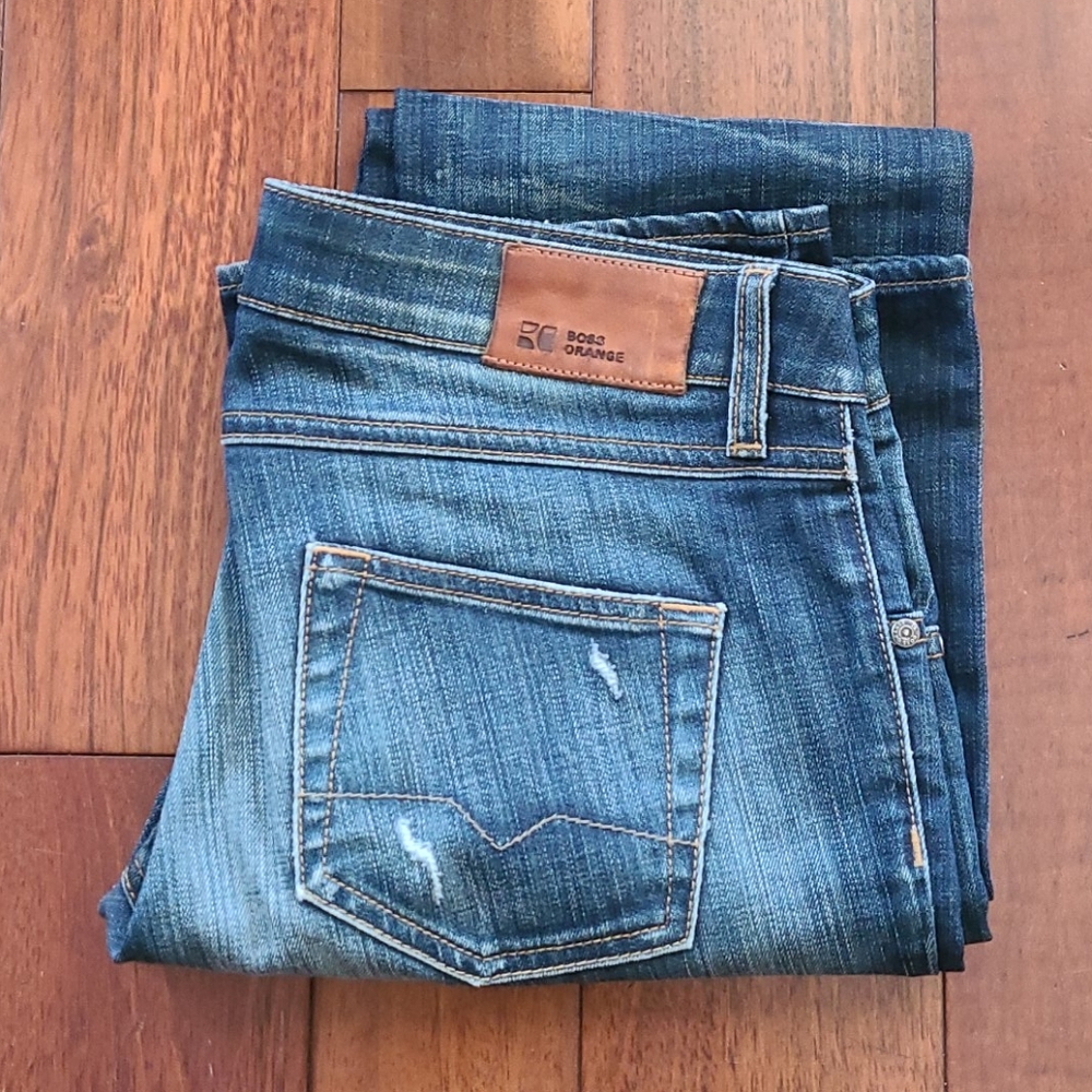 HUGO BOSS orange jeans 30 x 34